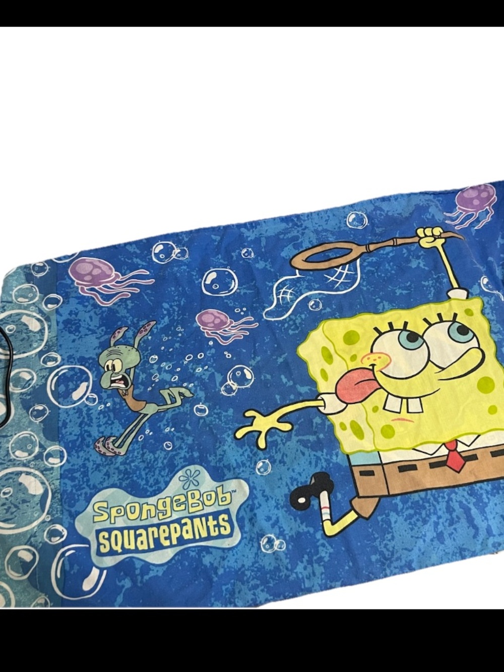2000’s SpongeBob Squarepants Cartoon Standard Sized Pillowcase (one) Y2K Vintage